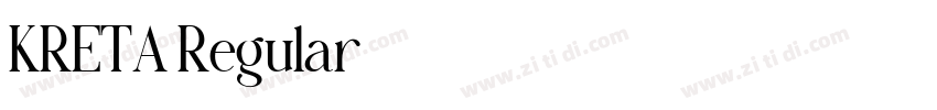 KRETA Regular字体转换